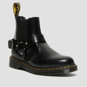 Dr Martens Wincox Smooth Leather Buckle Boots in Black Size 5 Women’s NEW